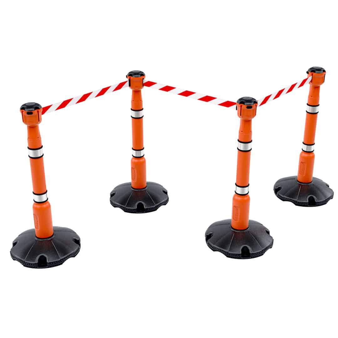 Safety Barrier System | Fully equipped Skipper Orange Unicart