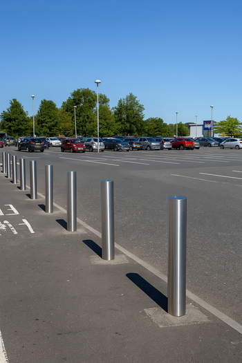 Premium 316 Stainless Steel Bollard – 140mm Diameter, 1.3m Height – Spigot Mount Design