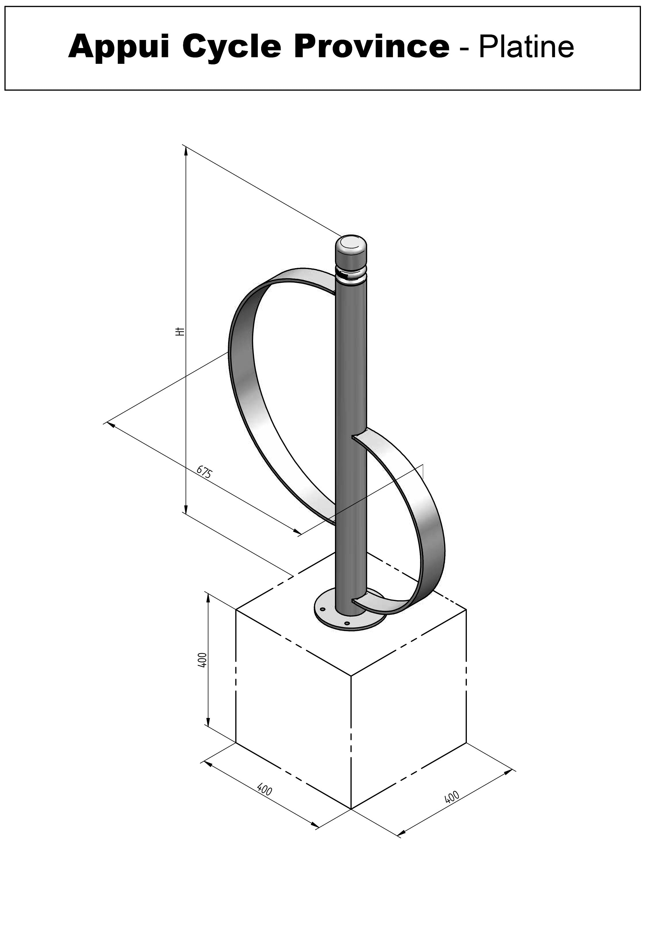 Province Classic Bicycle Stand - City Contemporary Urban Cycling Infrastructure