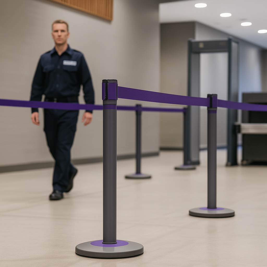 SafeLine 9m Retractable Belt Barrier