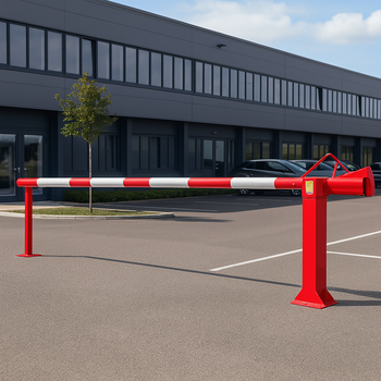 SecureGuard™ Manual Arm Barrier (3–8 Metres) — Heavy-Duty Access Control for Car Parks, Warehouses & Private Roads