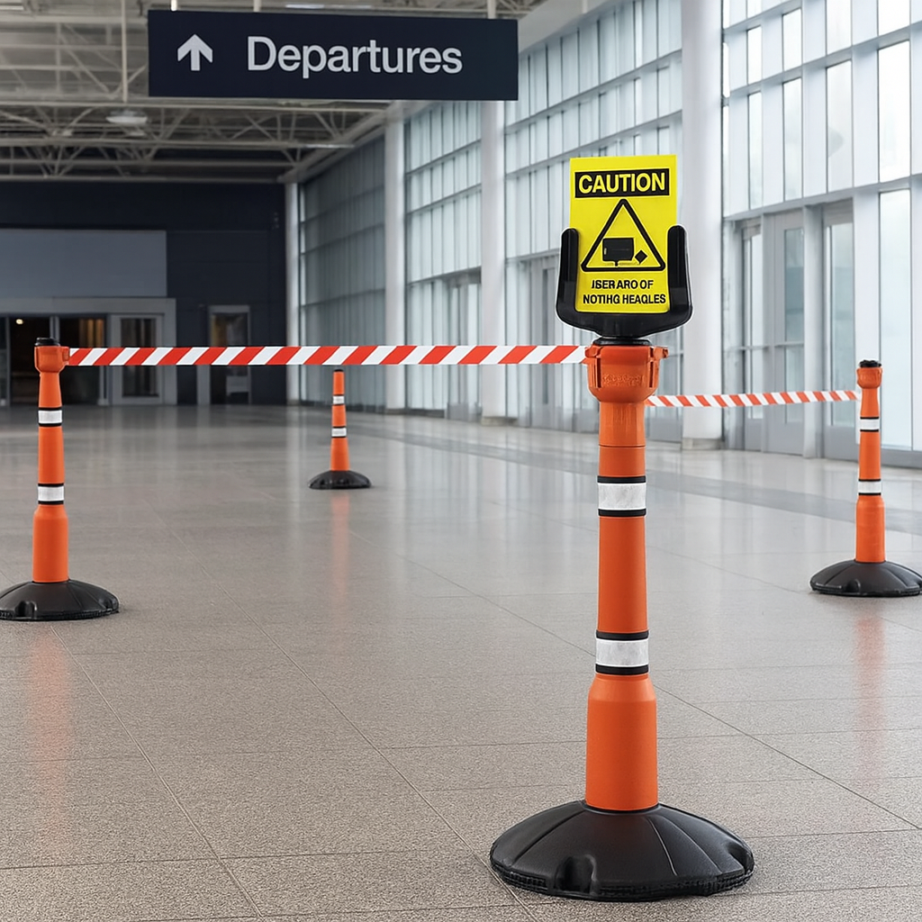 Skipper Retractable Barrier Post & Base System 2