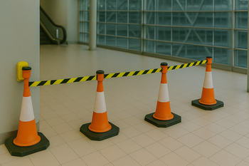 Skupra Dummy Unit – Wall-Mount Safety Barrier Anchor for Fast, Flexible Crowd Control