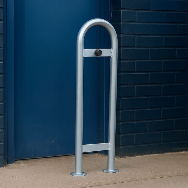 Slimline 48mm Door Guard – Compact Steel Barrier for Efficient Impact Protection