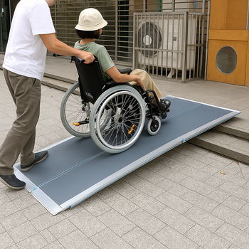 VeltoRamp Broadfold Series – Compact Aluminium Wheelchair Access Ramp (5ft to 8ft)