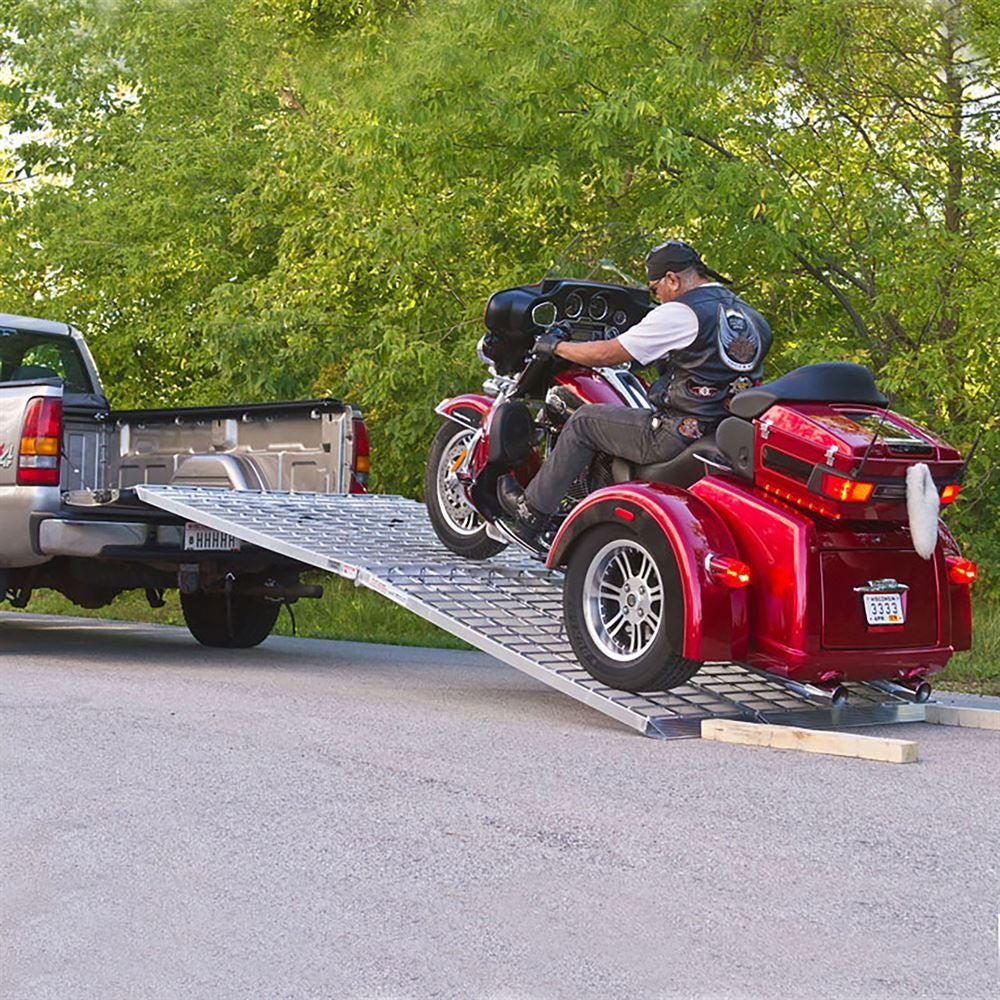 Extra-Wide Motorcycle Ramp – Available as Single, Pair, or Kit for Safe and Easy Loading