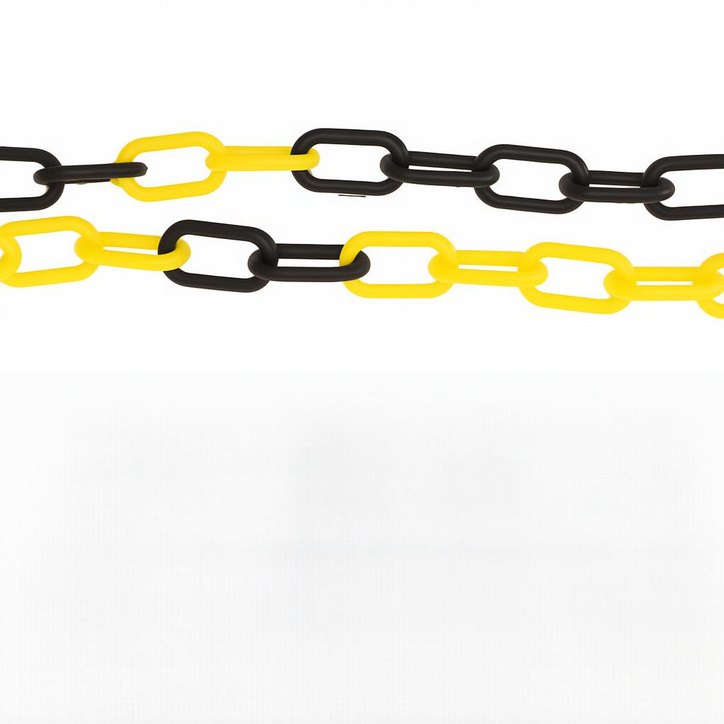 Yellow & Black Plastic Chain Link 2