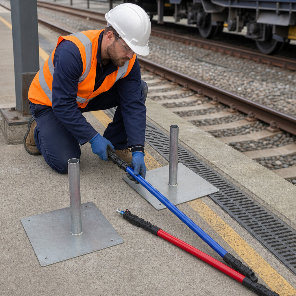 Blue Height Restriction Kits for Rail Industry