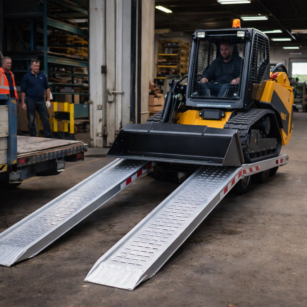 Aluminium Loading Ramps – 3000x510mm – 10000kg Capacity – Industrial Use