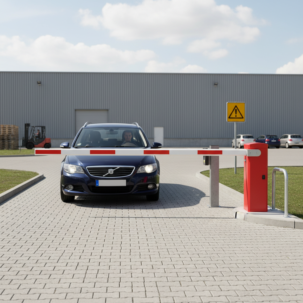 Premium Compact Boom Barrier for Narrow Entrances & Parking Areas with Smooth Operation and... - side view | Barriers Co
