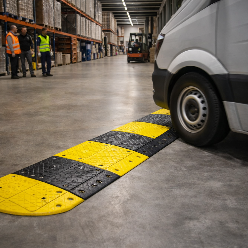 Heavy Duty Speed Bump – 9500mm x 450mm x 60mm – Steel Plate – Commercial Use