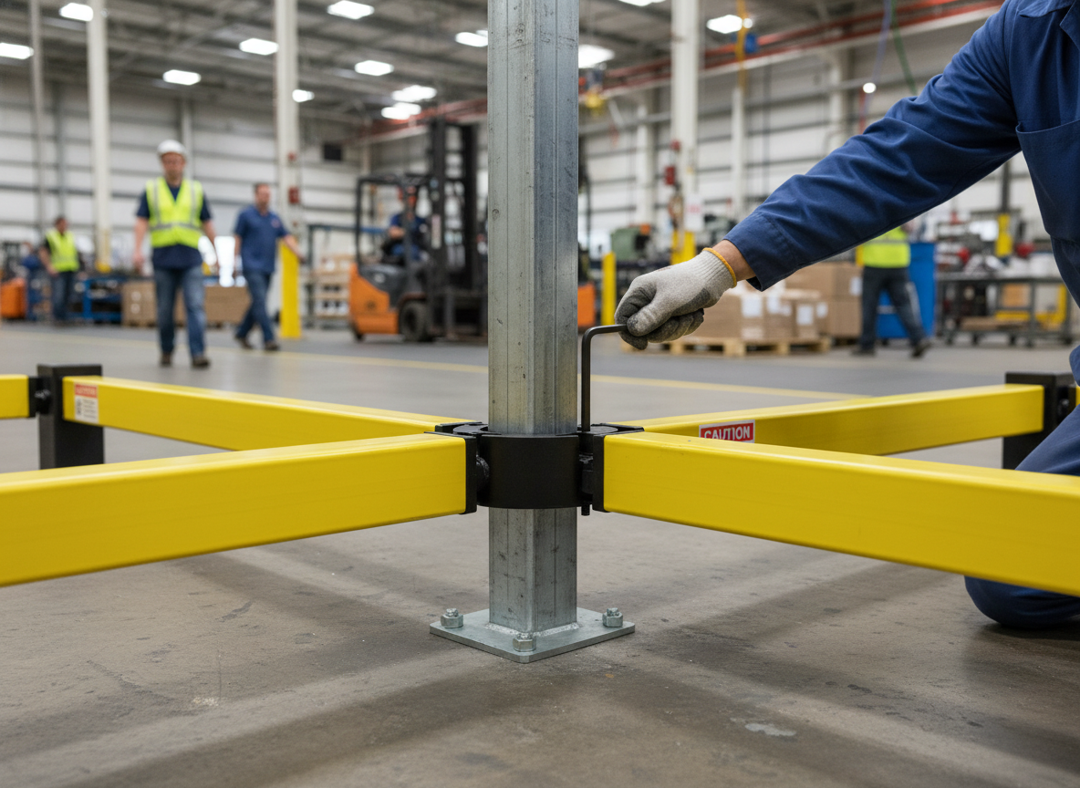 Premium Collars for Standard Panel Frame - Essential Accessories for Stanchion Setup