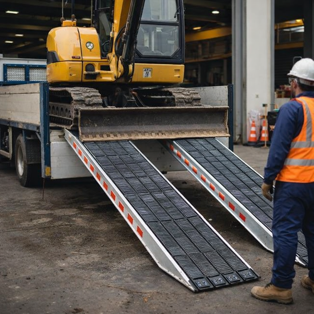 Industrial Grade Ramps – 5500mm x 720mm – 8207kg Capacity – Heavy Duty Use