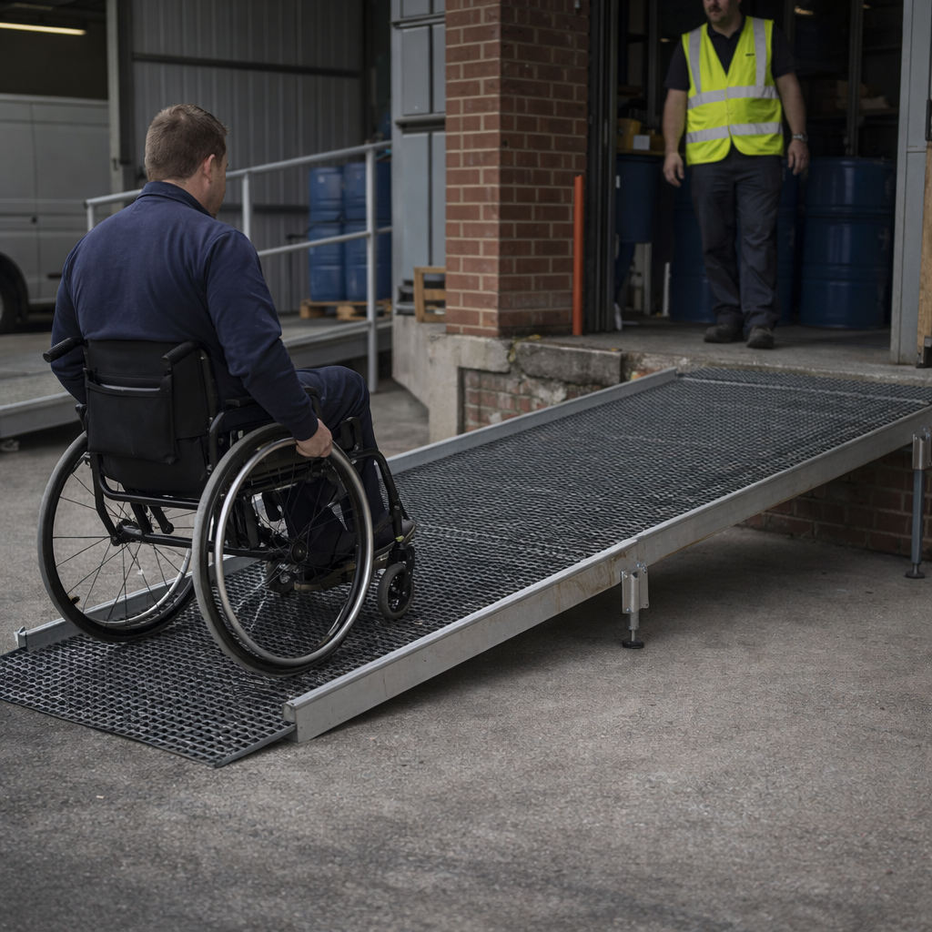 Aluminium Modular Ramp Kit – 900mm x 1250mm – Without Handrails – Wheelchair Access
