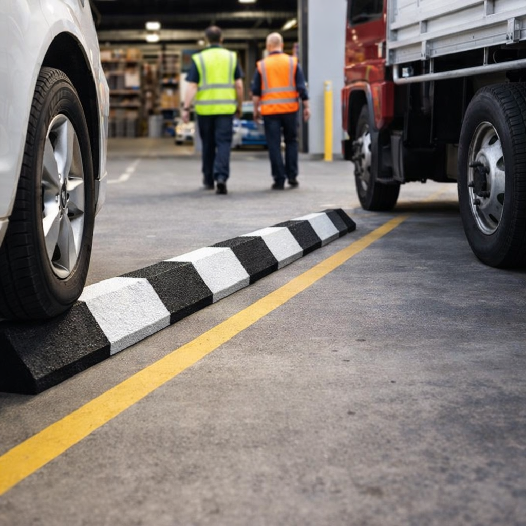 Rubber Wheel Stop – 1800mm Long – High-Density – Indoor/Outdoor Use