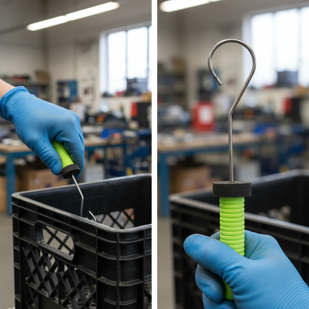 Premium J-Hook for Belt Barrier Systems - Quick-Mount Heavy Duty Accessory - High-Quality Professional Grade for Industrial and Commercial Applicat...