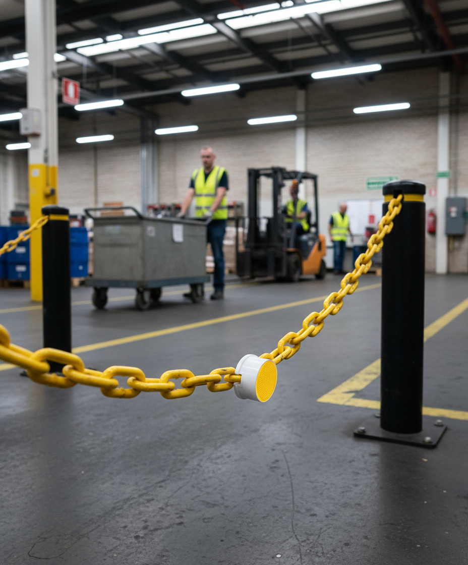 Premium Chain Reflector for Enhanced Visibility - Easy Attachment to Existing Chains