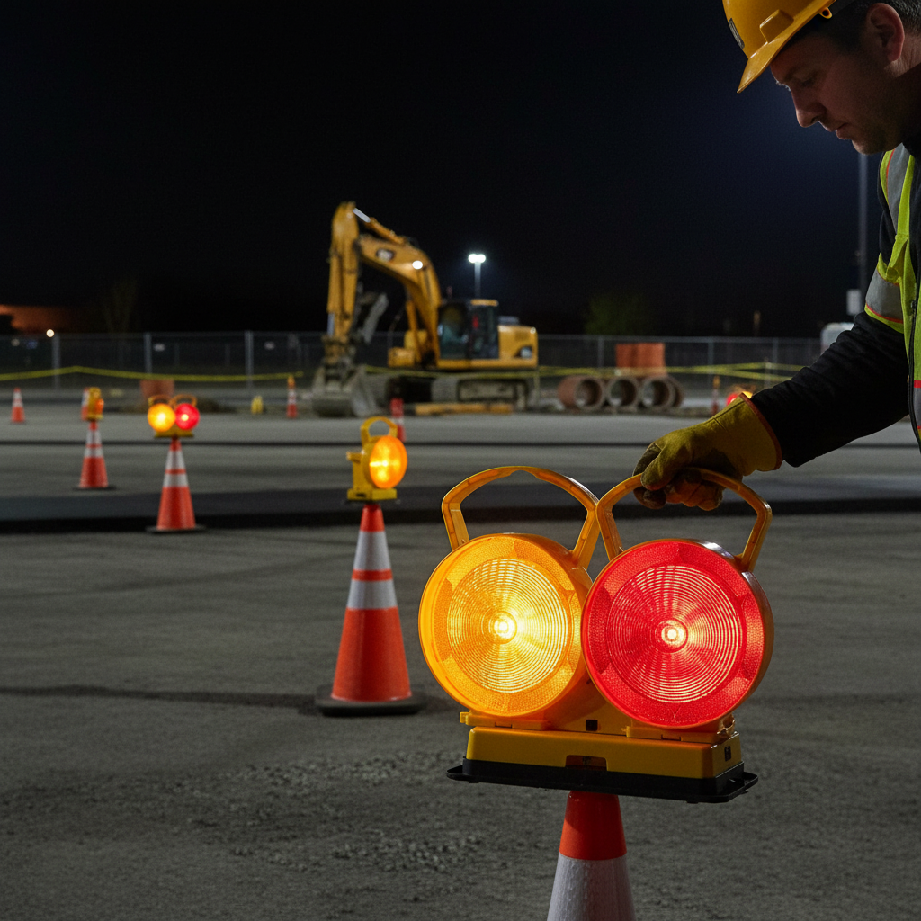 Premium High-Performance Traffic Cone Light with Automatic Switch and Long Battery Life for Enhanced Road Safety