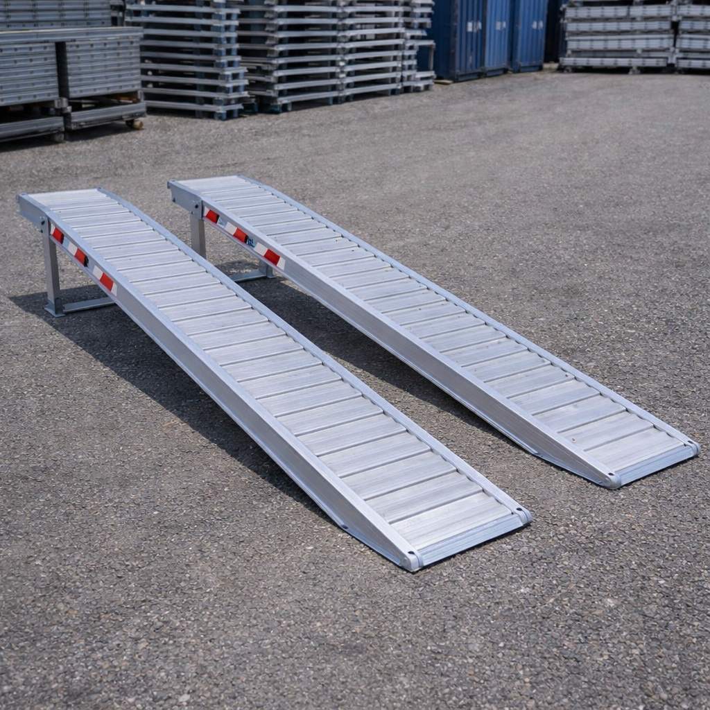 Aluminium Loading Ramps – 5000x510mm – 4800kg Capacity – Industrial Use