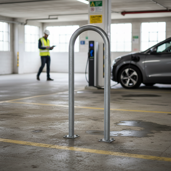 Premium 50mm Diameter EV Protector Hoop Guard - Cost-Effective and Durable Charging Point Protection