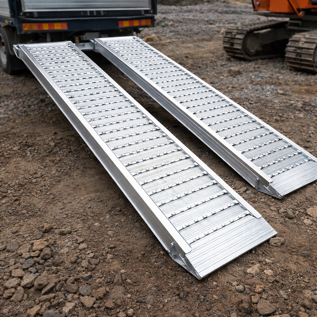 Heavy Duty Loading Ramps – 3500mm x 600mm – 26,100kg Capacity – Industrial Use