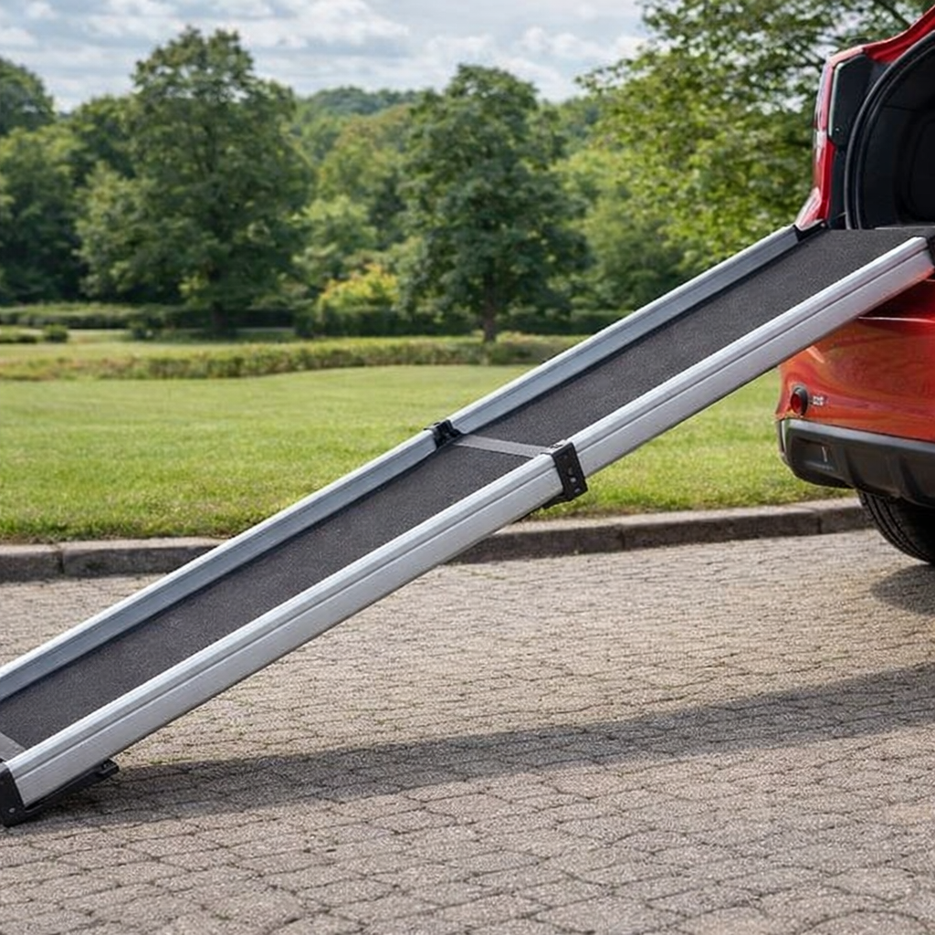 Telescopic Dog Ramp 1800mm L, 90kg Cap – Car Access