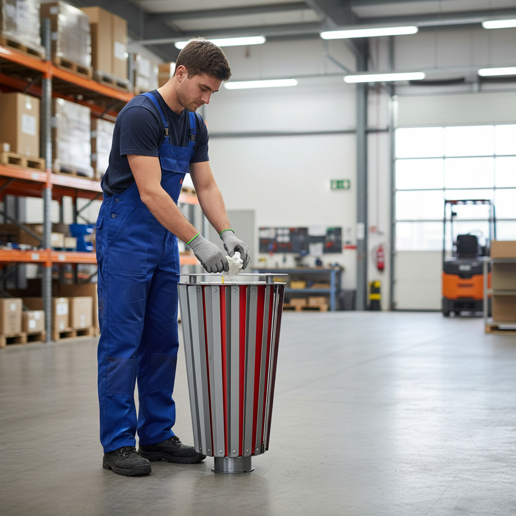 Premium Heavy Duty Litter Bin 80L Capacity with Steel Construction for Urban Use | Barriers Co