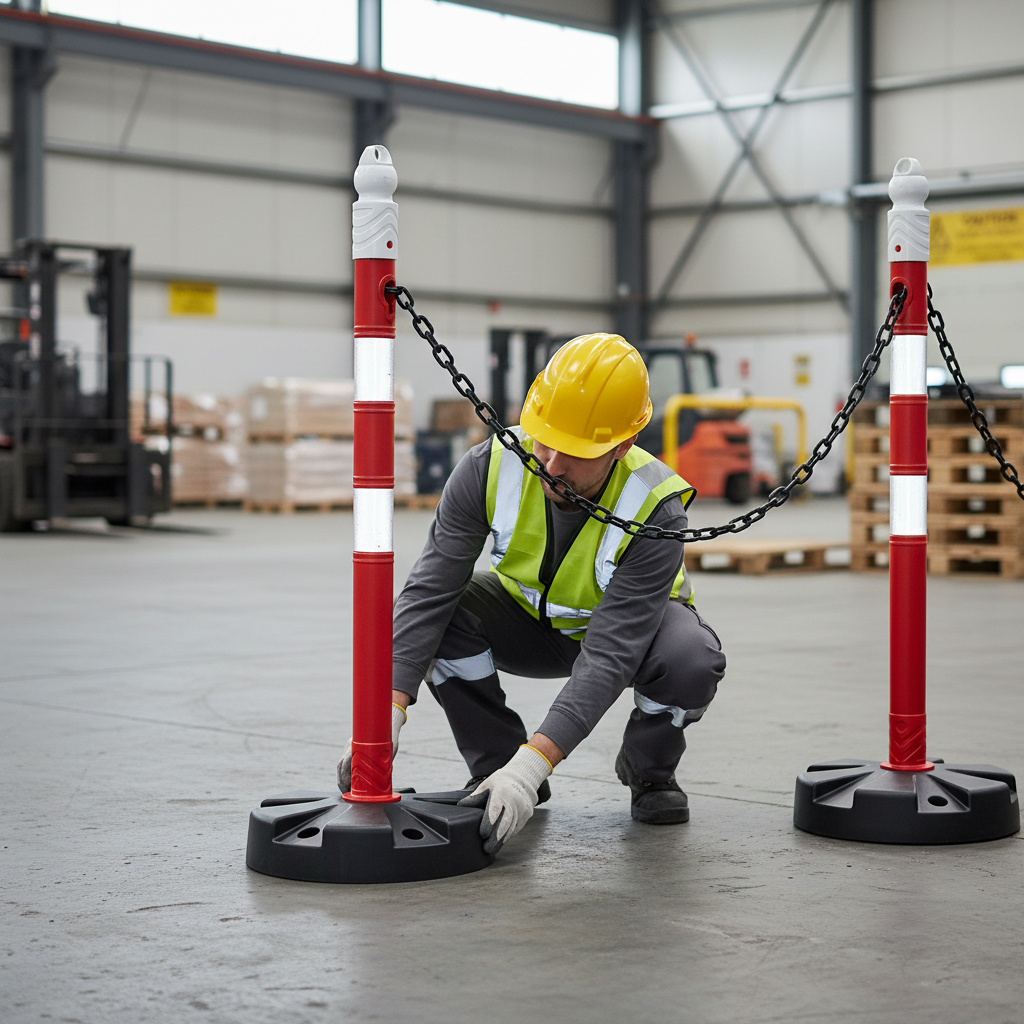 Premium Warning Delineator Post 630 mm - Double Reflective for Traffic Control and Road Safety Applications
