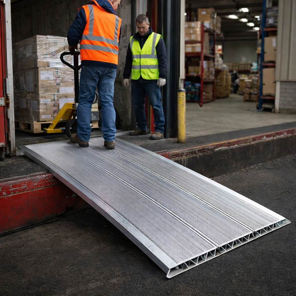 Heavy Duty Loading Bridge – 877mm x 1250mm – 2510kg Capacity – Commercial Use