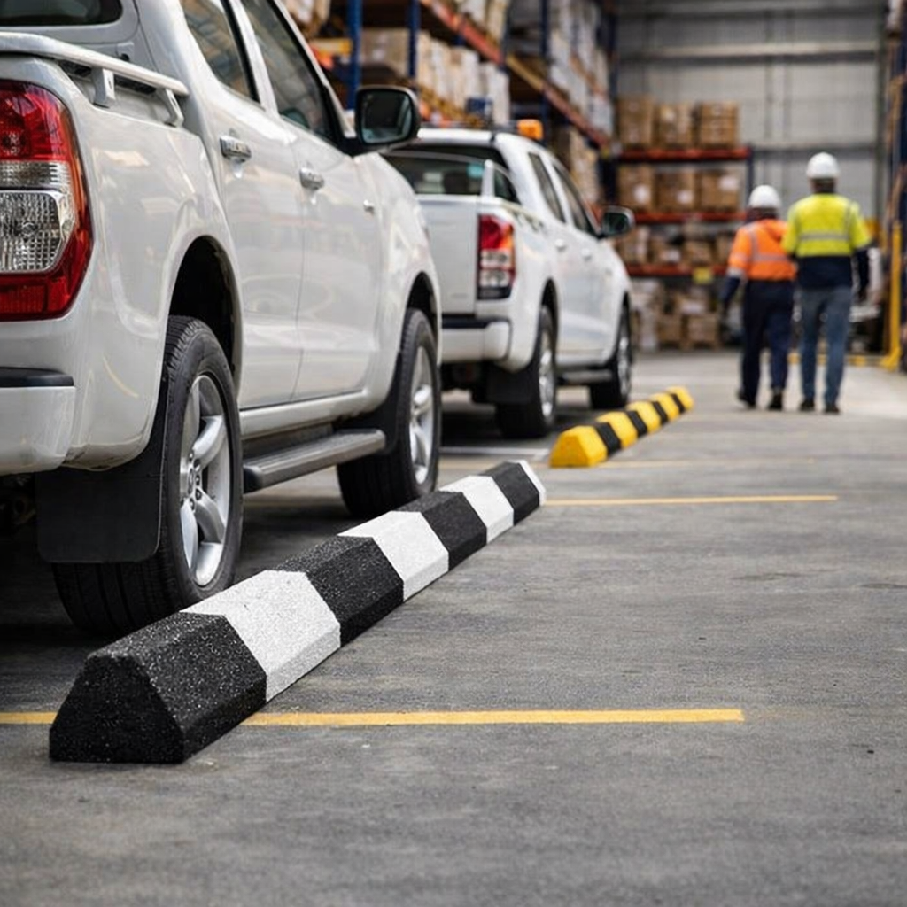 Rubber Wheel Stop – 1800mm Long – High-Density Recycled – Indoor & Outdoor