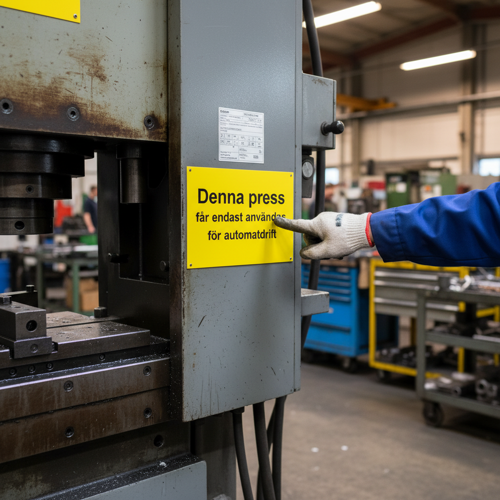 Premium Warning Sign for Automated Operation - Durable Materials and Multiple Sizes for Clear Safety Messaging