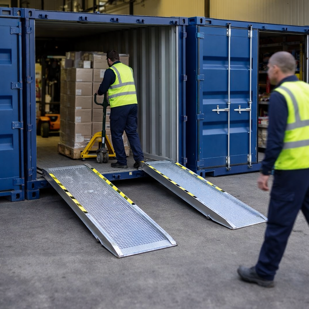 Container Ramp – 800mm L x 315mm W – 2000kg Capacity – Commercial Use