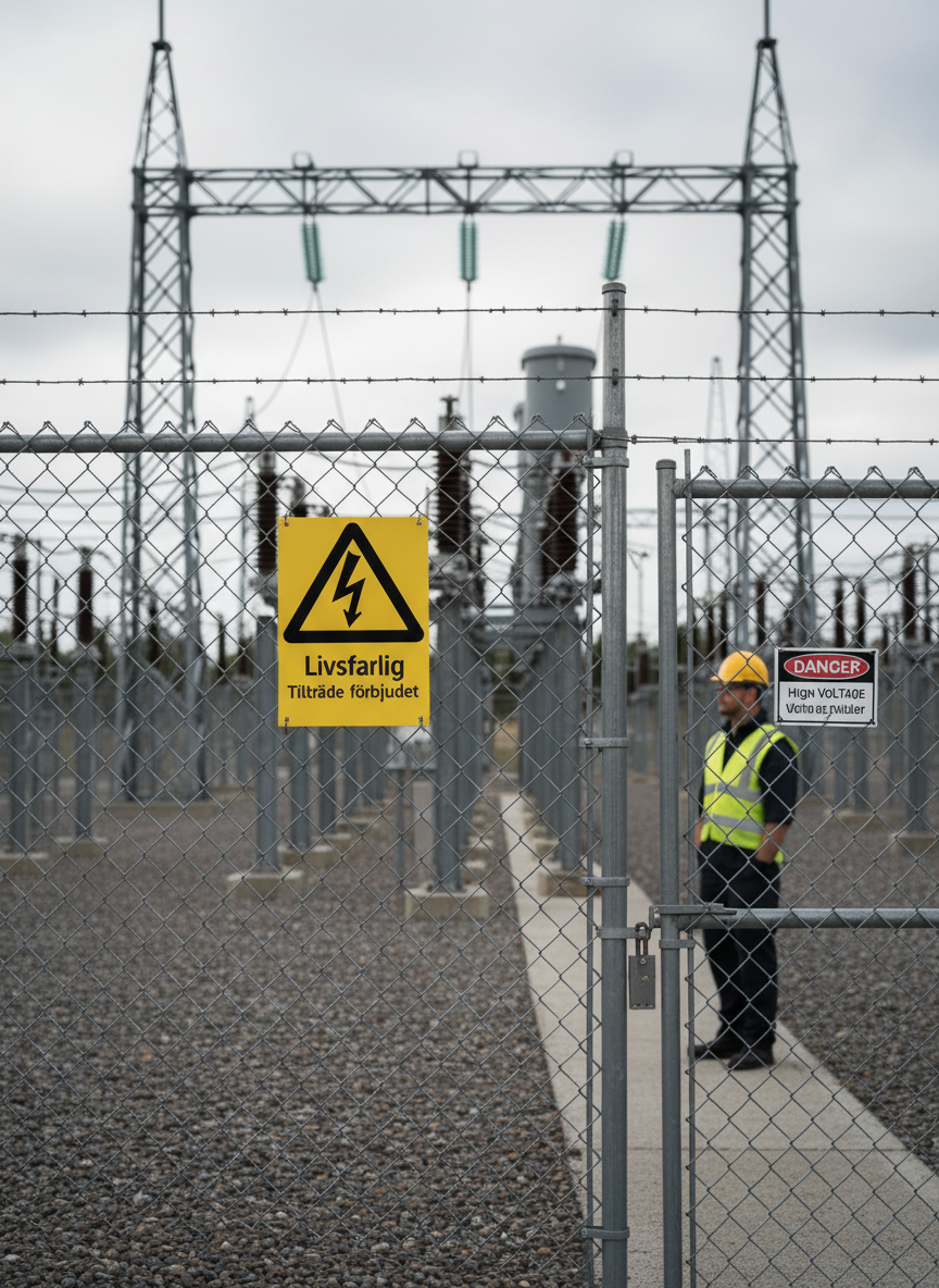 Premium Warning Sign - Hazardous Voltage with Multiple Material Options and Sizes for Clear Safety Marking