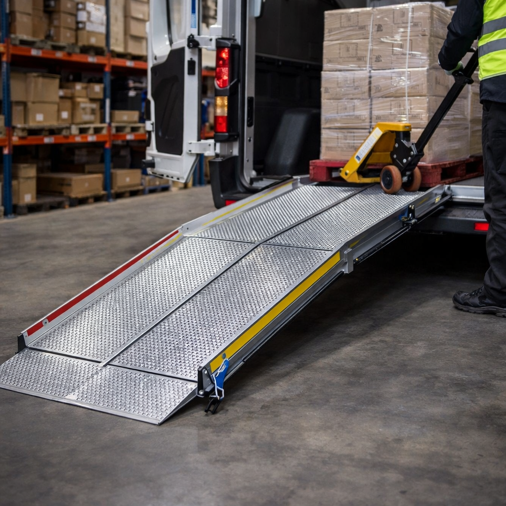 Vehicle Folding Ramp – 900mm Wide – 600kg Capacity – Commercial