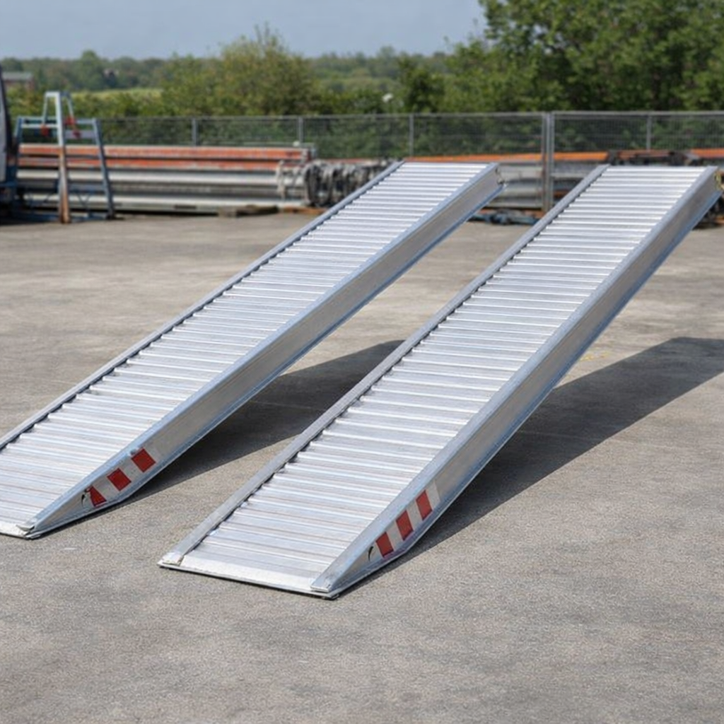 Aluminium Loading Ramps – Extra Wide – 9000kg Capacity – Industrial Use