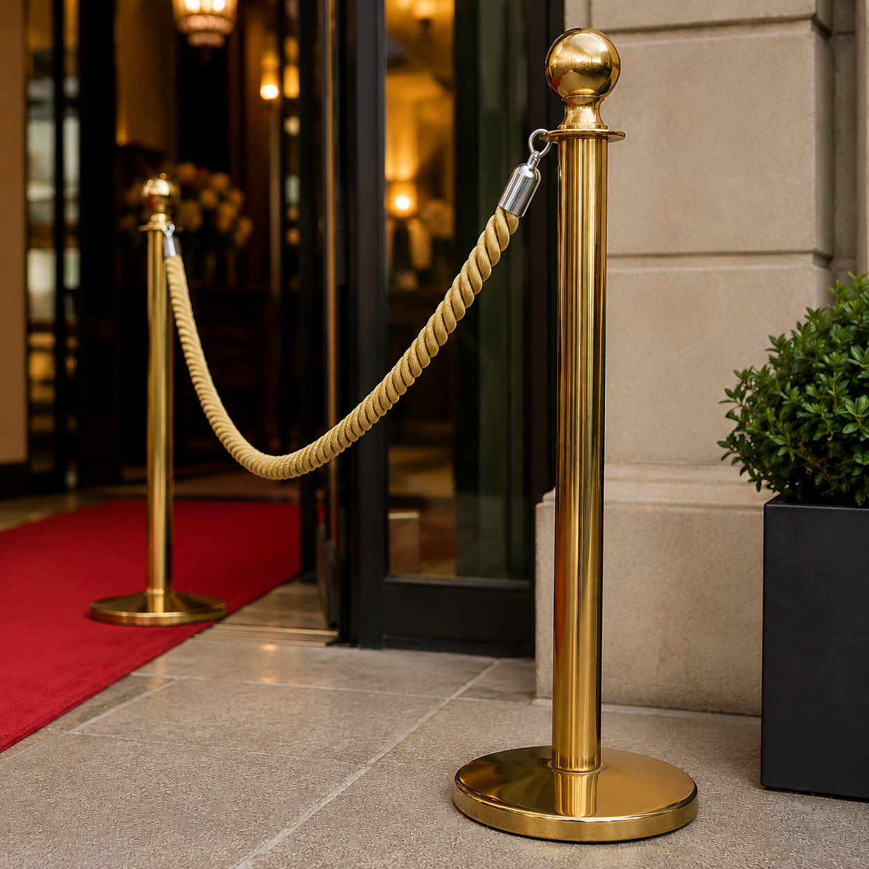 Premium Polypropylene Barrier Rope with Snap Ends for Event Management