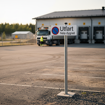 Premium Prohibition Sign for 24/7 Exit Access in Multiple Sizes and Materials for Enhanced Workplace Safety
