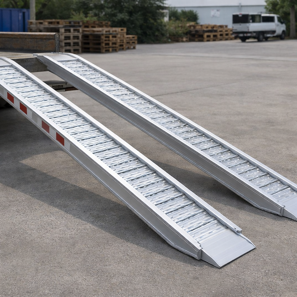 Aluminium Loading Ramps – 3500mm x 510mm – 9600kg Capacity – Heavy Duty Use