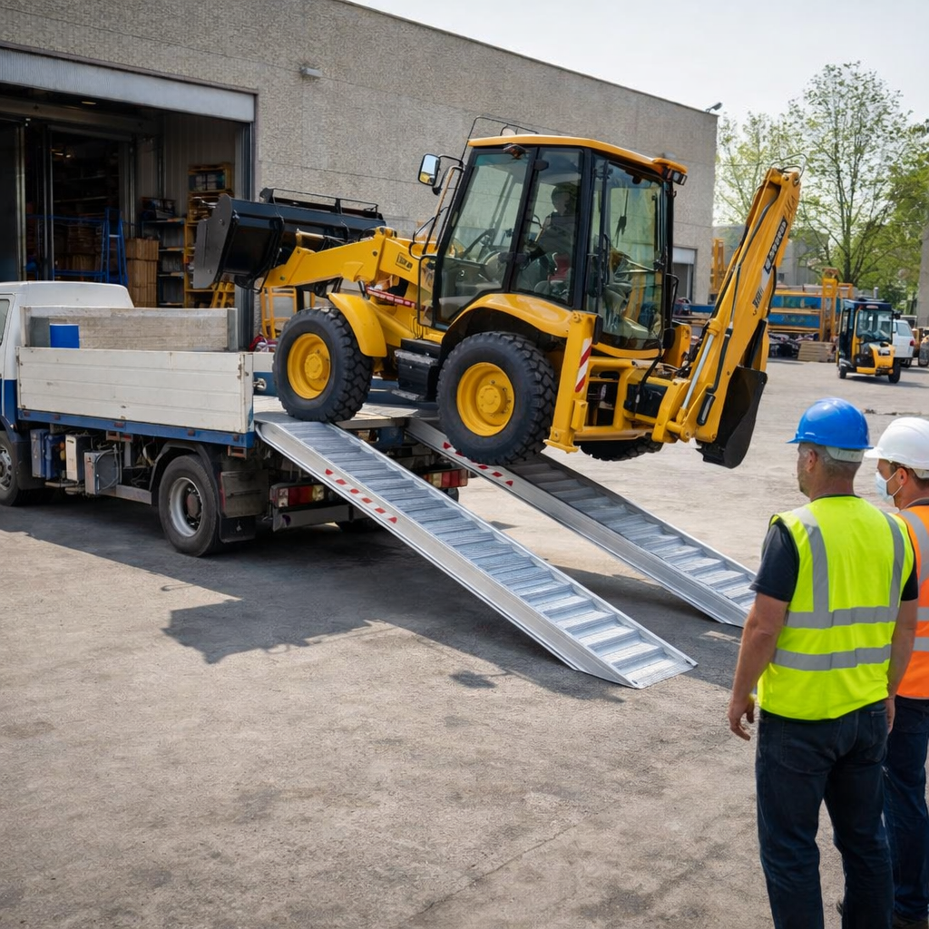 Aluminium Loading Ramps – 5000mm x 460mm – 4210kg Capacity – Industrial Use