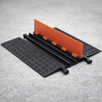 3 Channel Cable Protector – Low Profile ADA – Heavy Duty – Accessibility