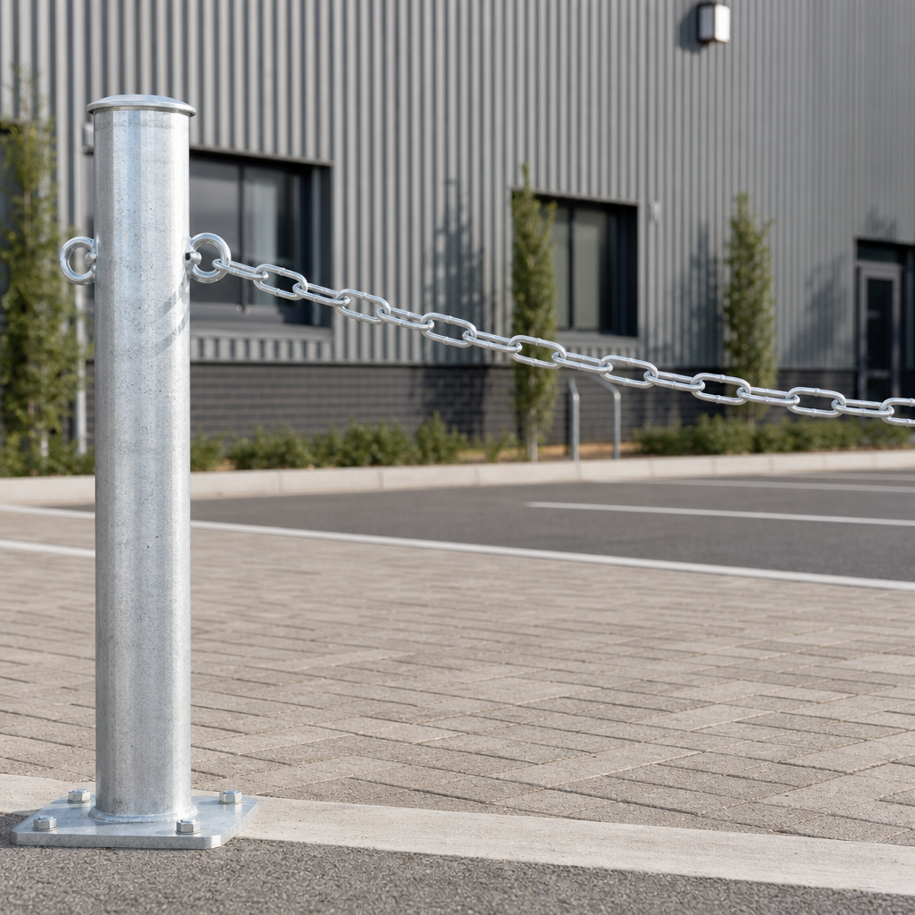 Galvanised Steel Barrier Chain 6mm for Indoor & Outdoor Use