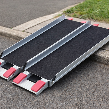 Scooter Ramp – Black – Heavy Duty Grip – Mobility Scooter Access