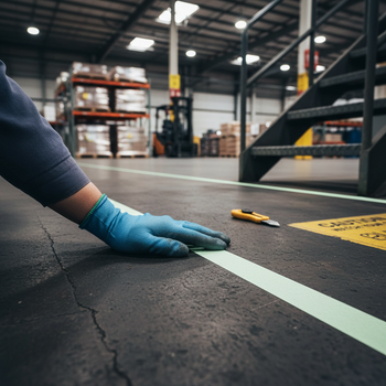 Premium Glow in the Dark Anti-Slip Tape - High-Performance Non-Abrasive Solution for Safety Critical Areas