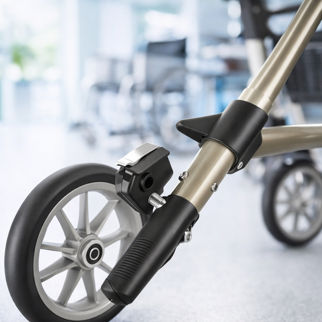 Slow Down Brake – White – Compatible with LX & CF Rollators