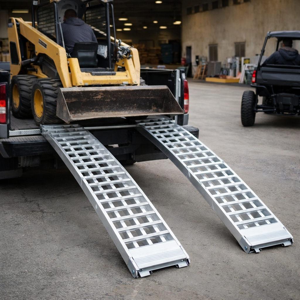 Big Loading Ramp Extra Wide Loading Ramps 80-120mm H ? 540-680kg