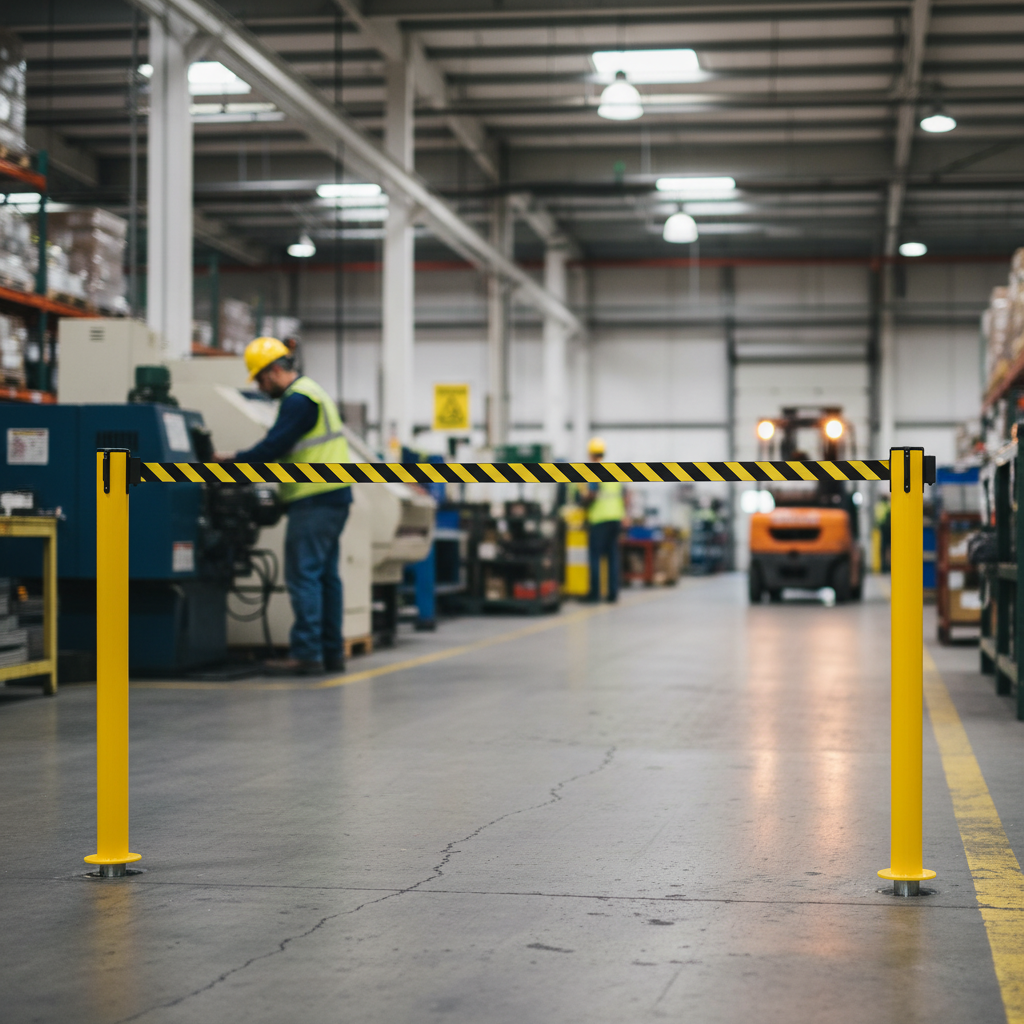 Premium Removable Belt Barrier with Retractable 3.4m/4.9m/10.6m Belt, Ideal for Safety and Crowd Control