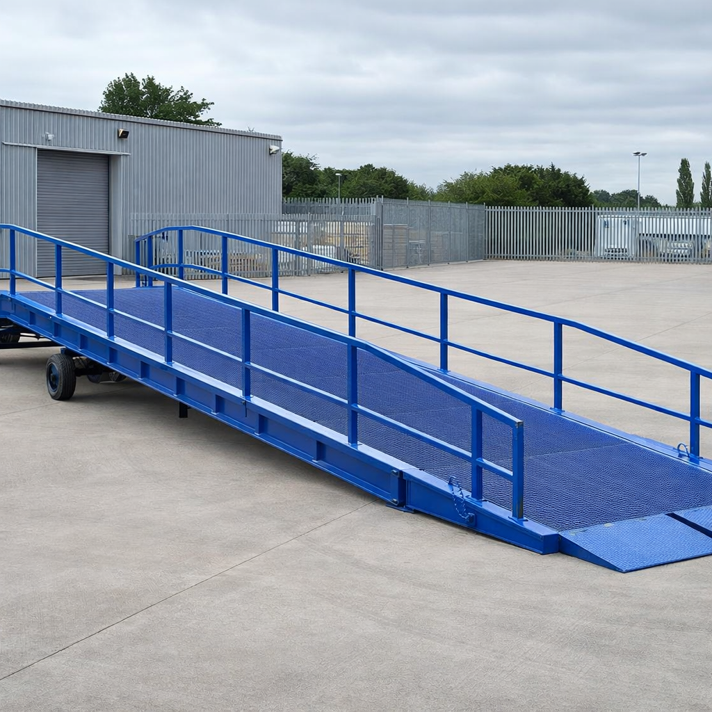 Yard Ramp with Handrails – 11260mm x 2260mm – 10000kg Capacity – Commercial Use