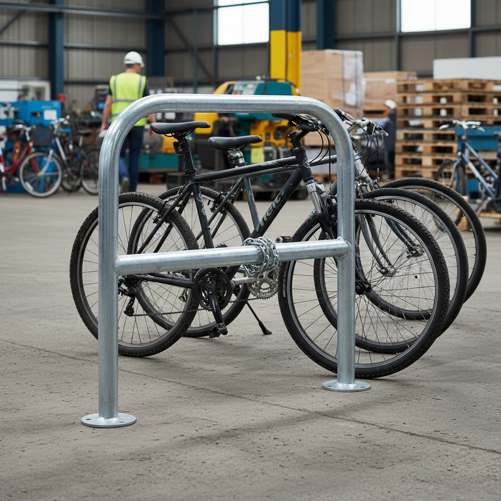 Premium Galvanised Bike Stand - Bolt Down or Cast-In Installation with High-Security Features for Cycle Parking | Barriers Co