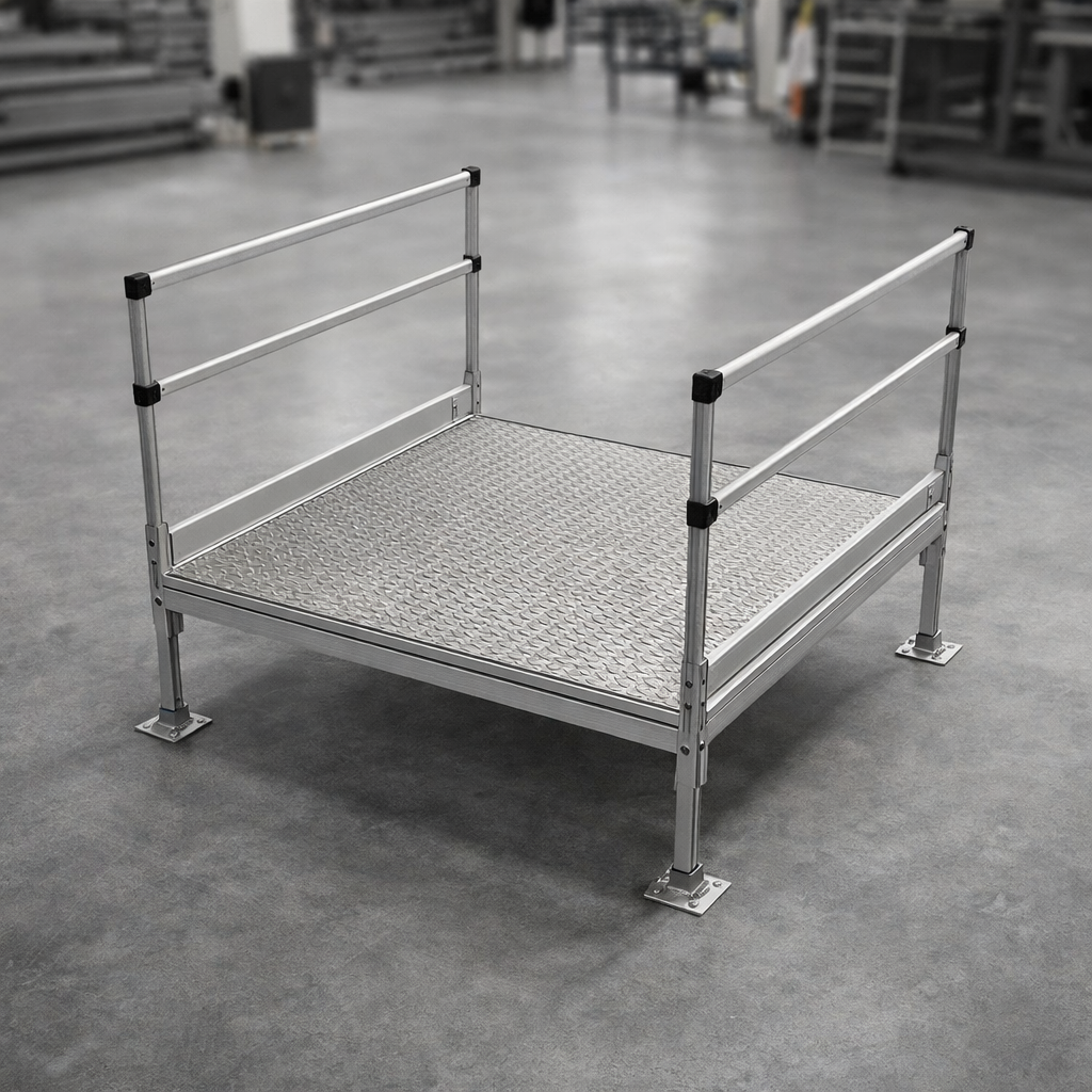 Platform Kit – 1.5m x 1.5m – Expanded Mesh Grip – Modular Access