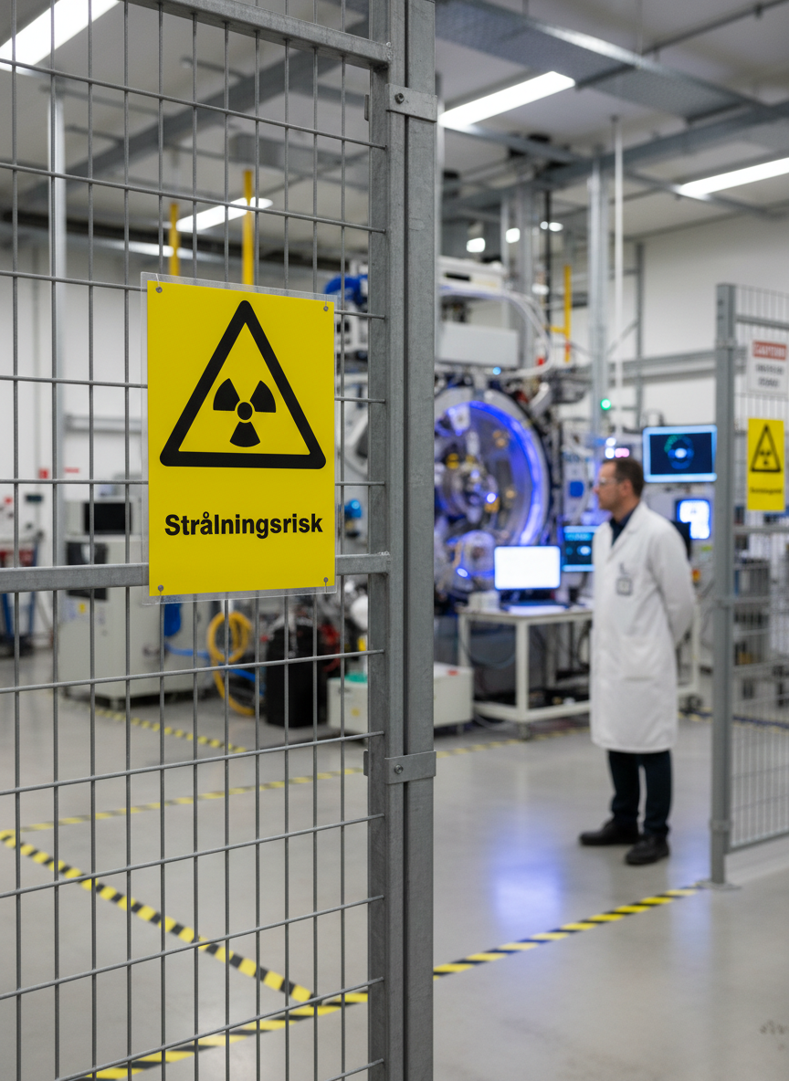 Premium Radiation Warning Sign - Multiple Sizes and Durable Materials for Safety in Various Environments